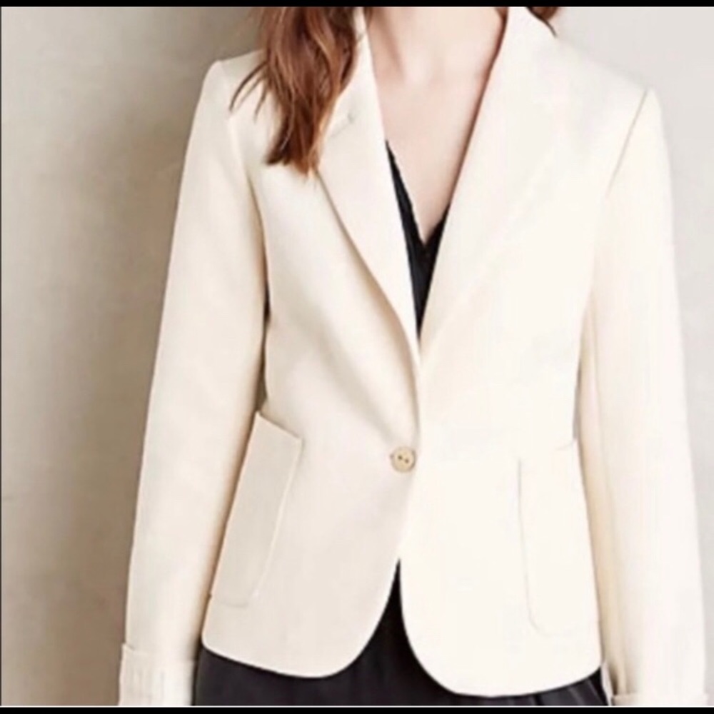 Anthropologie Cartonnier Ottoline blazer